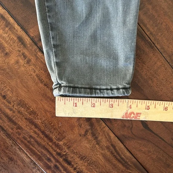 Pistola | Audrey moto skinny jeans low rise washed black denim ribbed knees - Picture 4 of 13